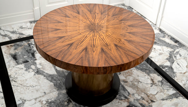 Starburst Veneer round table